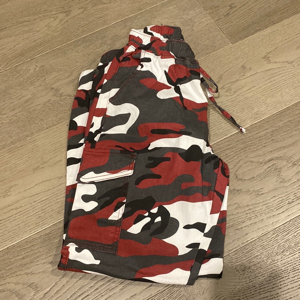 Red Camo Joggers